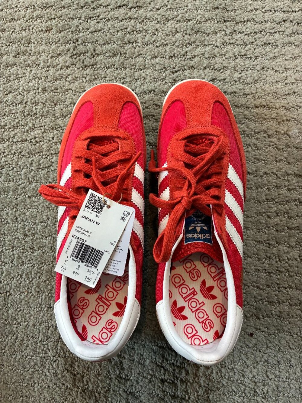 adidas Originals Japan W Sneakers Better Scarlet Women’s 7.5 IG4507 NIB